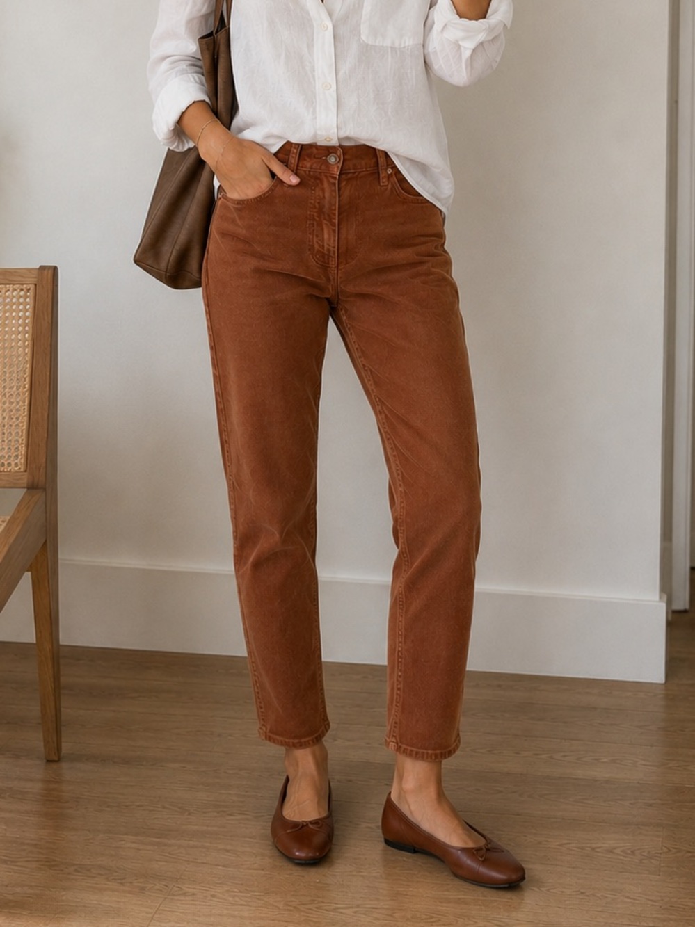 Mother Corduroy Pants Size 29 The Rascal Cuff Little Bit Country